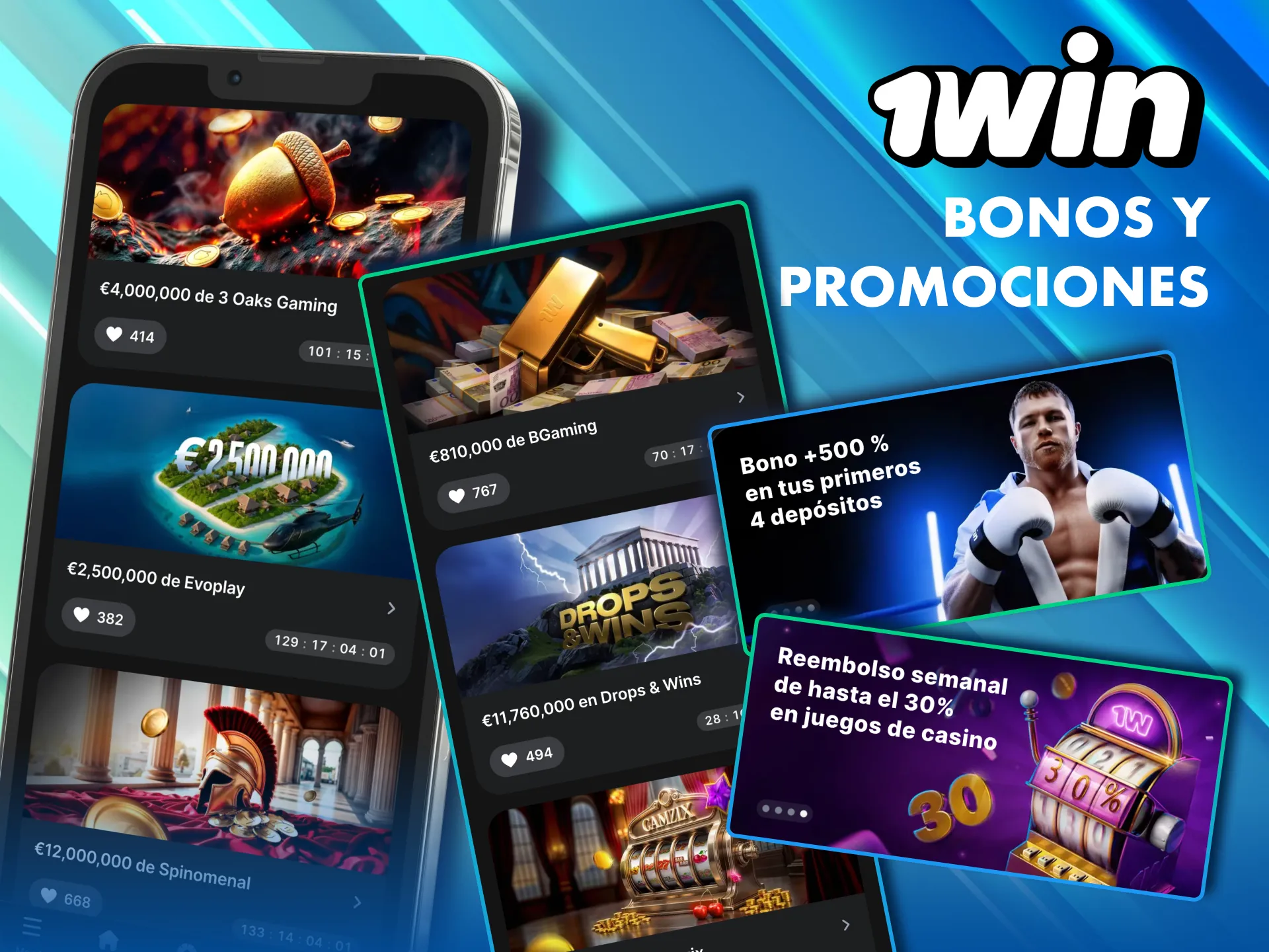 Bonos y promociones exclusivas en la app 1Win M&eacute;xico.