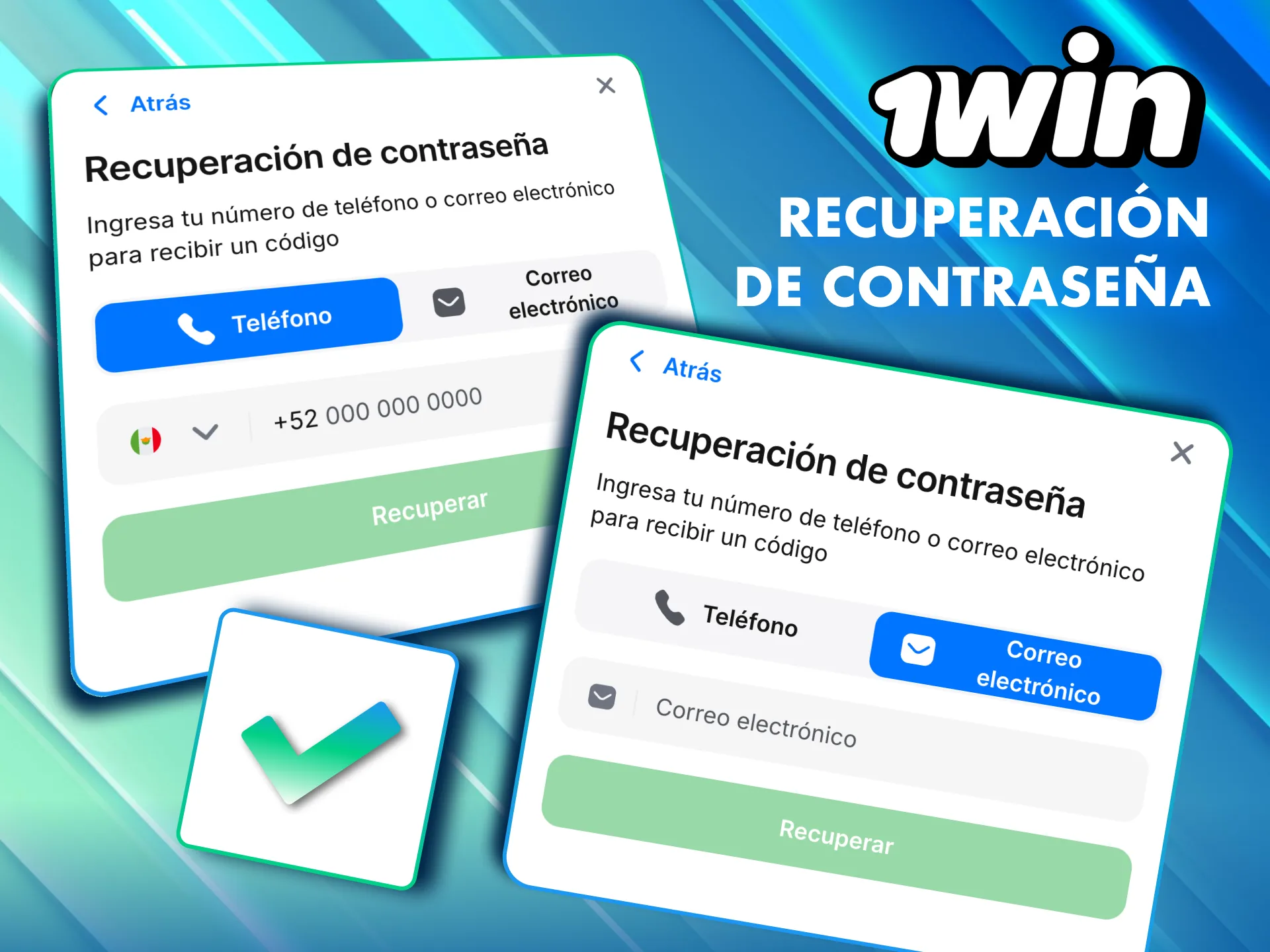 Recupera tu contrase&ntilde;a en 1Win M&eacute;xico en pocos pasos.