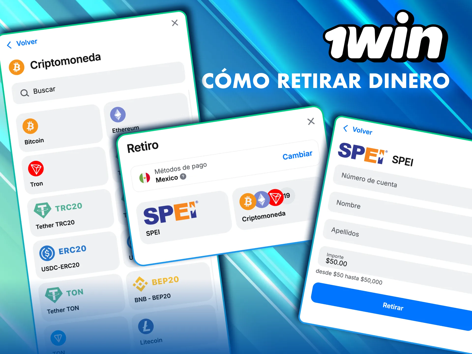 Retira en 1Win M&eacute;xico desde la app o web y confirma tu solicitud sin complicaciones.